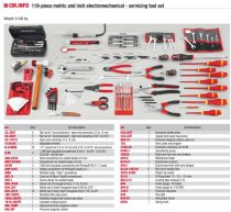 (CM.INFO) -Electro-Mechanical Metric/Fractional Tool Set (119pc) (1 available)
