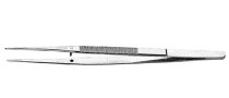 (149) -Tweezer-Long Straight w/Serrated Tips (stainless steel)