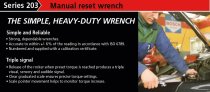 (S.203A)-1/2" Drive Heavy Duty Torque Wrench (4-20 daN.m)