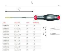 (AT2.5x50)-Protwist Slotted Screwdriver-2.5x50mm (USAG)