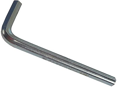 (82H.9/64) - Fractional Hex Key (short)-9/64" (silver zinc)(5pc)