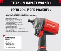 (NK.3000F) -3/4" Drive Titanium Impact Wrench-2115nm (Facom) (1 available)
