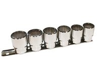 (S.41U)-1/2″ Drive 12pt Shallow Fractional Socket Set (11/16-1″)