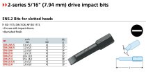 (ENS.210)-5/16" Slotted Impact Bit-10mm (L=41mm)