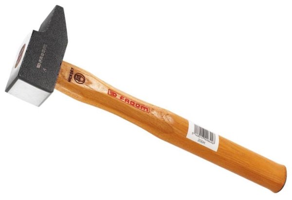(200H.36)-Riveting Hammer w/Hickory Handle (36mm Tip)