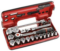 (S.360DBOX1) -1/2" Drive 6pt Metric DBOX Set (8-32mm) (with S.360 ratchet)
