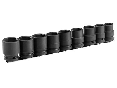 (NS.J9)-1/2" Drive 6pt Impact Socket Set-9pc (13-24mm)