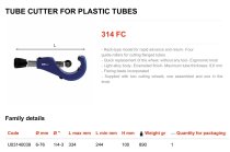 (333C.67M)(314FC)-Plastic/PVC Pipe Cutter (6-76mm, 1/4-3") (USAG)