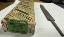 (CT.MD150)-Knife Edge File w/o Handle-Second Cut (150mm) (France) (10 left at this price)