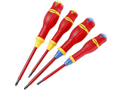 (ATB.J4TVE)-Insulated Combi-Tip Slim Screwdriver Set-4pc (Facom)
