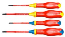 (ATB.J4TVE)-Insulated Combi-Tip Slim Screwdriver Set-4pc (Facom)