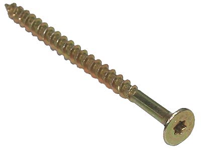 Flat Head Yellow Zinc (torx) Flat Head Yellow Zinc (torx)