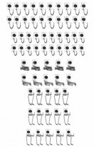(CKS.K3) -CKS Tool Hook Set (65pc)