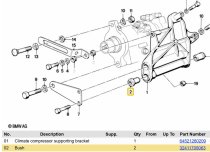 (32411705063)-A/C Mounting Bushing (Front) - 320i (77-83), 318i (84-85), M3 (88-91) (Genuine BMW) (4 available)