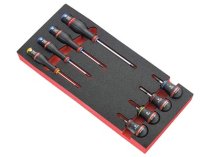 (MODM.A3)-8pc Protwist Screwdriver Module Set (w/4 stubby) (Facom)