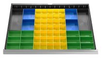 (2930.B1) -Plastic Storage Box Set-Mixed Sizes (53pc)(Facom)