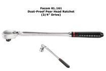 (KL.161) -3/4" Drive Dust Proof Pear Head Ratchet (Facom)