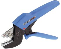 (673838)-SERKAN® Ratchet Crimping Pliers for Insulated Terminals with Locator
