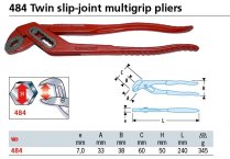 (484A) - Twin Slip-Joint Pliers