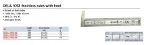 (DELA.1052.300)-Stainless Steel Metric Hook Ruler-300mm