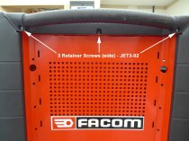 (JET3-02)-Upper Bumper w/Handle (for Facom/USAG Mobile cabinets)