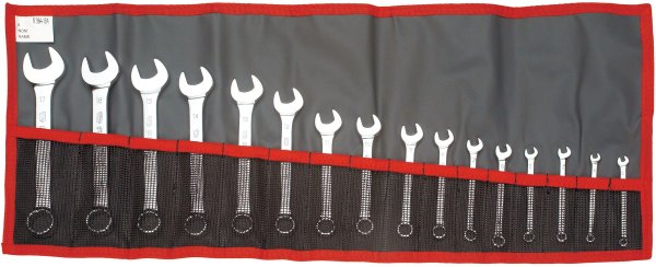 (39.JE16T)-16pc Short Combination Wrench Set (3.2-17mm)