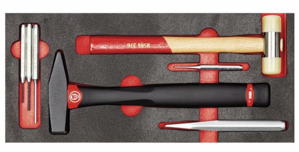 (MODM.MI7)-Hammer Tool Set w/205C.50 Graphite Hammer (USAG)
