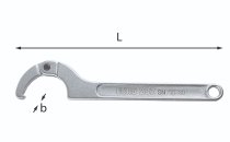 (125A.180)-Hinged Hook Wrench for Side-Hole Nuts (120-180mm)(USA