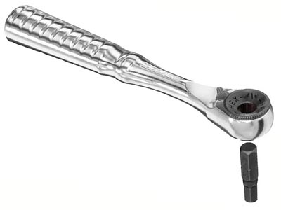 (R.PE) -Compact Ratcheting Bit Driver & Extension-for 1/4" Bits