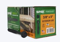 3/8″ x 5″ Lag Screw-Hex Head HCR (25pc) (Close out-1 available)
