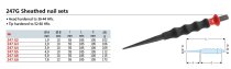 (247.G5) -Comfort Grip Nail Set (taper) Punch-5mm