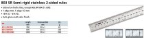 (803.SR300)-Stainless Steel Semi Rigid Ruler (300mm, 1/2mm)
