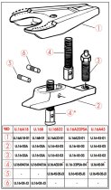 (U.16-05J3)-Shear Pin Set for U.16B Ball Joint Press (3 pins)