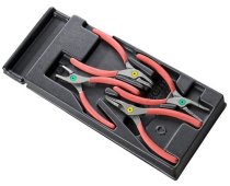 (MOD.PC) -4pc Circlip Plier Module (Straight & 90° tips)(Facom)
