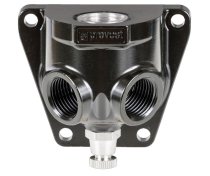 (MF 204S2)-Air System Dual Outlet Wall Bracket with Drain (3/4" NPT inlet) (sold out)