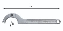 (126A.80)-Hinged Pin Wrench for Side-Hole Nuts (50-80mm)(USAG)