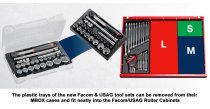 (BP.MBOXL) -Plastic Case (large)(434x270x70mm) (Facom) (Freight!)