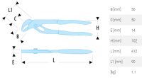 (481.40) -Extra-wide Capacity Straight Jaw Pliers