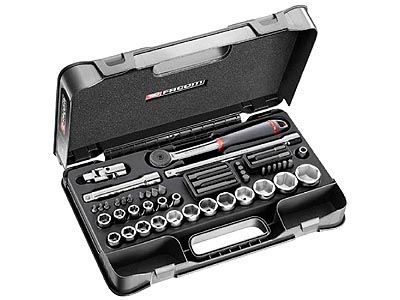 (S.851) -1/2" Drive 6pt Metric Tool Kit (8-32mm)(w/S.161B)(F)