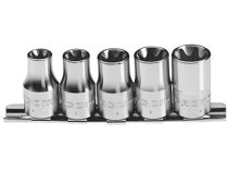 (STX.40) -1/2″ Drive Torx Socket Set (5pc, E12>E20)(Facom)