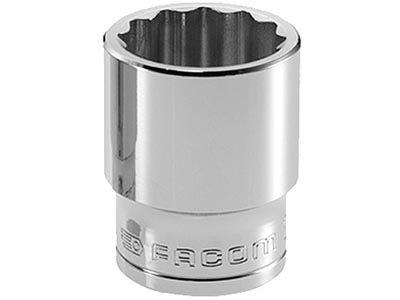 (S.15/16) -1/2" Drive 12pt Fractional Shallow Socket-15/16"