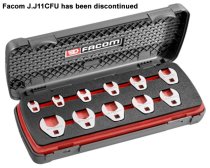 (J.J11CFU-spec)-3/8" Drive Fractional Crowsfoot Set-11pc (Proto)