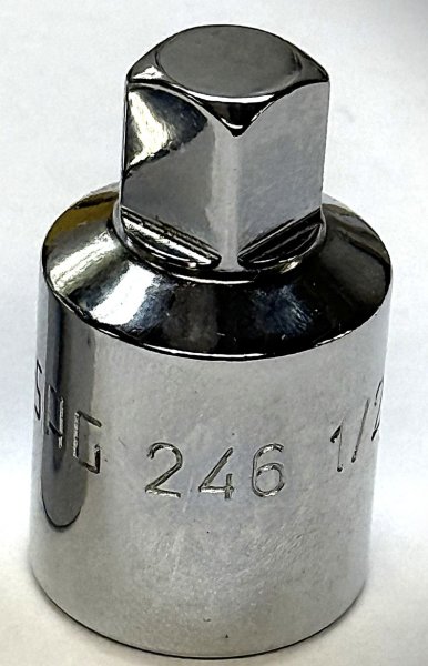 (S.230)-1/2" Drive Adapter (1/2" to 3/8") (USAG) (5 left at this price)