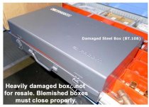 (BT.108) -Metal Storage Box (for Tool Sets)(Blem) (Freight!)