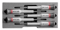 (AEF.J1)-Microtech Screwdriver Set-5pc (phillips/slotted)(Facom)
