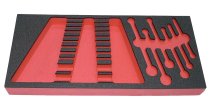 (PM.MOD440-4) - Foam Module Tray for Fractional Combination Wrenches (sizes 1/4-15/16")