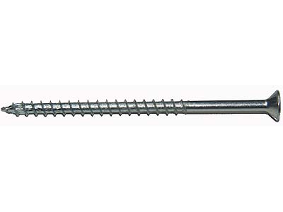 #10 x 3 1/2" Full Thread Flat Head Zinc (200pc)(Ltd supply)