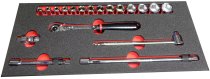 (MODM.J5) -3/8" Drive Metric Tool Module Set (8-22mm)(w/JL.171)