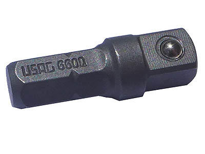 (ECR) -1/4" Socket Adapter (1/4 Hex to 1/4 Square)(USAG)
