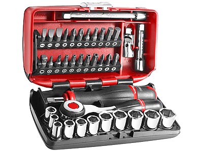 (R.360NANO) -1/4" Drive Compact 6pt Metric Set w/R.360 (USAG)